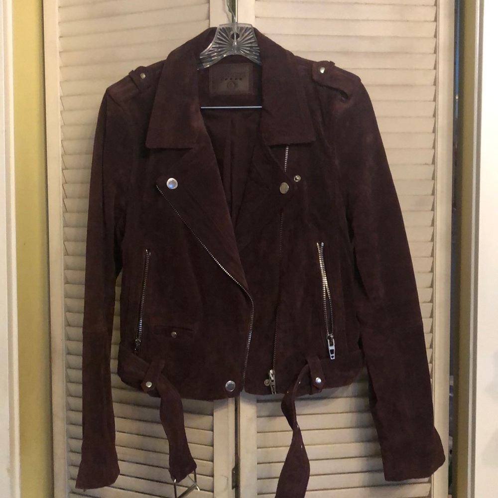 BlankNYC Moro jacket burgundy L